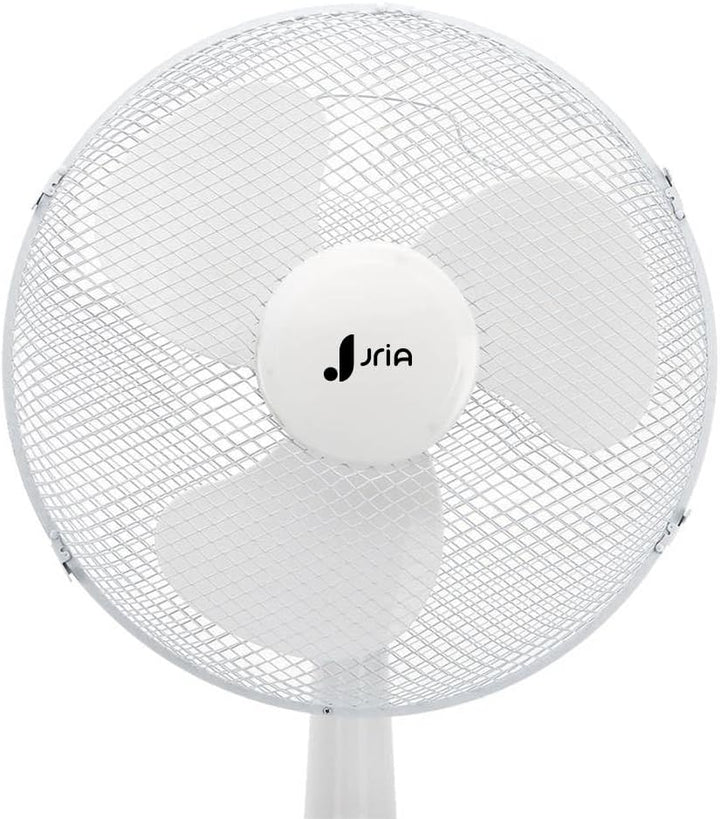 Tragbarer Tischventilator, 12 Zoll, leicht, 40 Watt, 3 Geschwindigkeiten, Weitwinkel-Oszillation, Lu