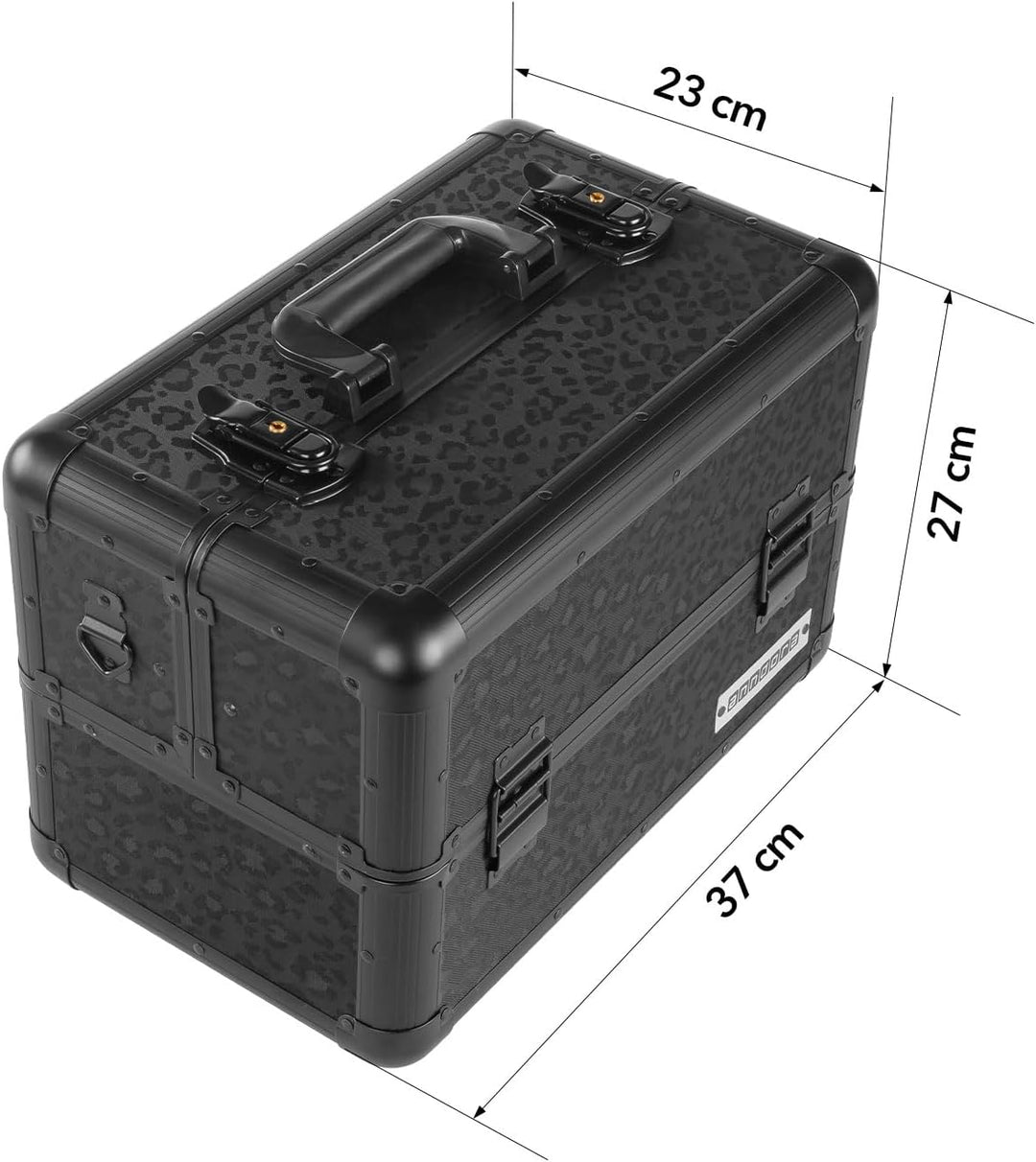 anndora Beauty Case Kosmetikkoffer - Stilvoller Schmuckkoffer, Schminkkoffer mit robustem Aluminiumr