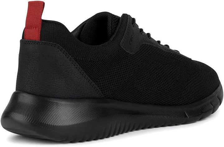 Geox Jungen U Monreale Sneaker 39 EU Schwarz, 39 EU Schwarz