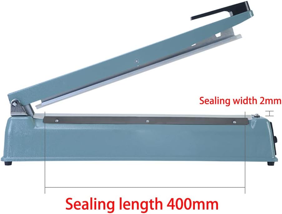 16inch (40cm) Manuelle Impulsbeutel Hand Heisssiegelmaschine Folienschweissgerät Balkenschweissgerät