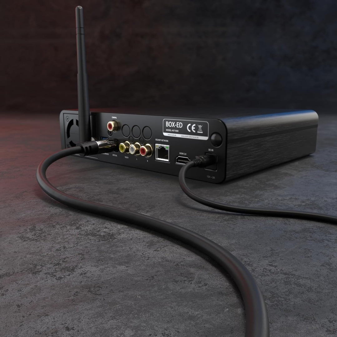 KabelDirekt – 5x TOSLINK-Kabel, optisches Audiokabel – 5 m – Glasfaserkabel für Soundbar (TOSLINK au