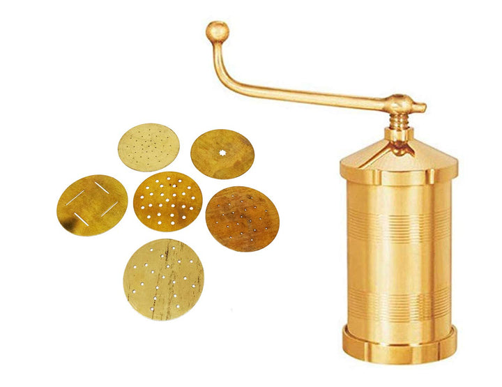 Manuelle Nudelmaschine aus Messing, Messing-Shev-Maker, Sev Sancha Gathiya Murukulu Janthikulu Maker