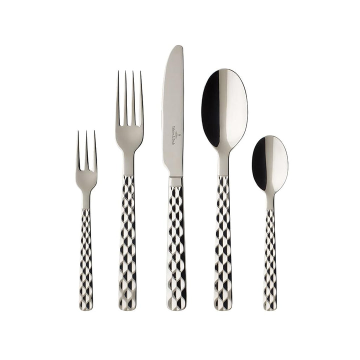 Villeroy & Boch – Boston Besteck Set 30 teilig 6 Personen, spülmaschinenfest, rostfrei, Tafelbesteck