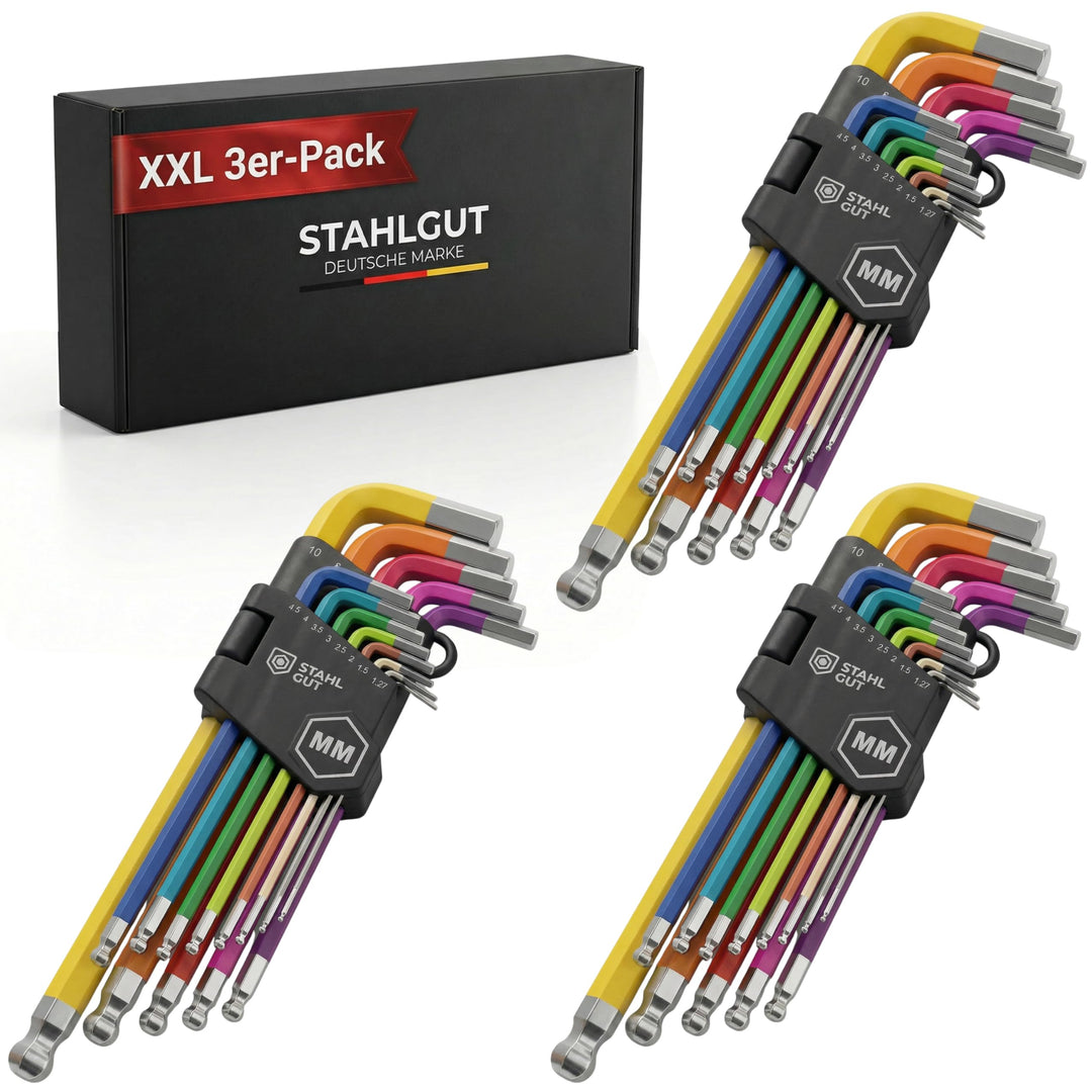 STAHLGUT 13er Innensechskantschlüssel Set, Werkzeuge, Werkzeug Set, Tools, Tool Set, Fahrrad Werkzeu
