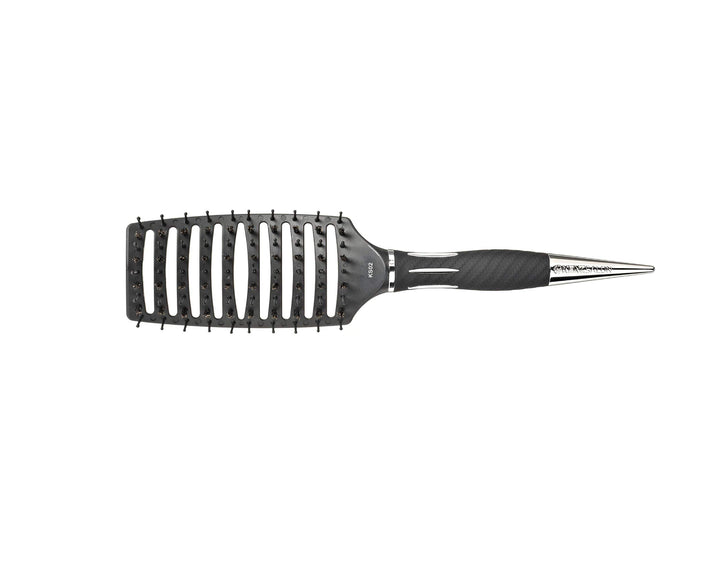 Kent 100% Boar Bristle Curved Nylon Brush - KS02 by Unknown
