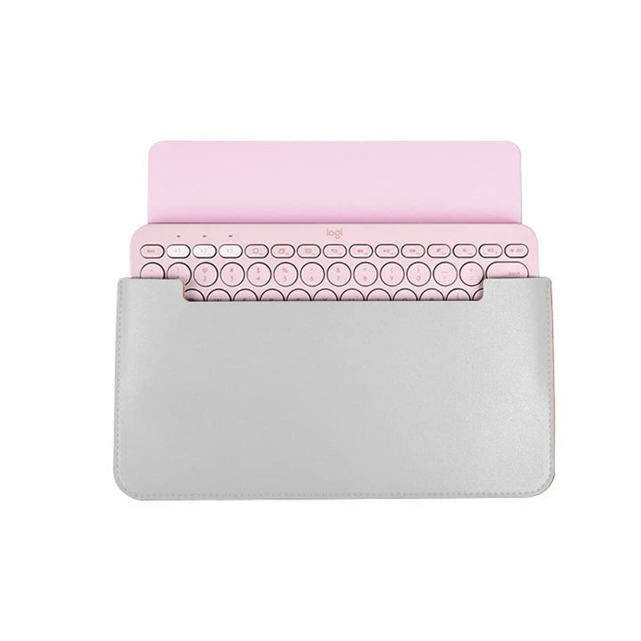 PU Leder Tragbare Tastatur Aufbewahrungstasche Reisetasche Staubdichte Schutzhülle für Logitech K380