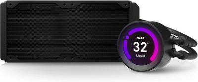 NZXT Kraken Z53 240 mm - RL-KRZ53-01 - AIO RGB CPU Liquid Cooler - Customizable LCD Display - Improv