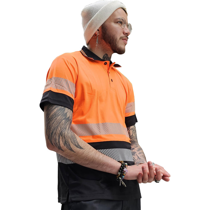 Apparel Warnschutz-T-Shirt – Reflektierendes Warn-Shirt – Warn-Shirt – Sicherheits-T-Shirt – Arbeits