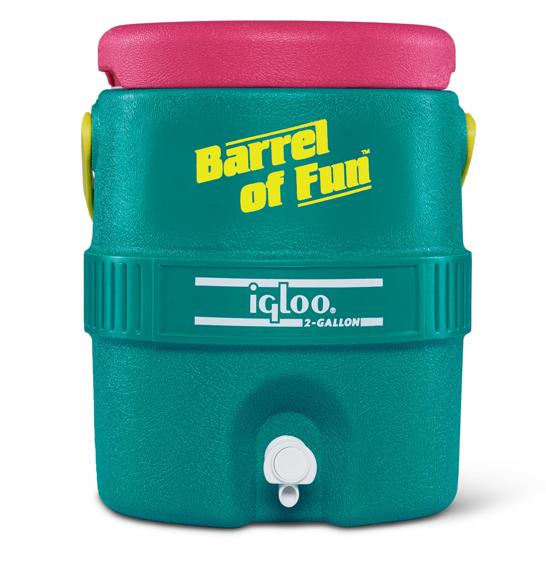 Igloo Retro Party Wasserkrug Kühler 2 Gallonen Jade, Jade
