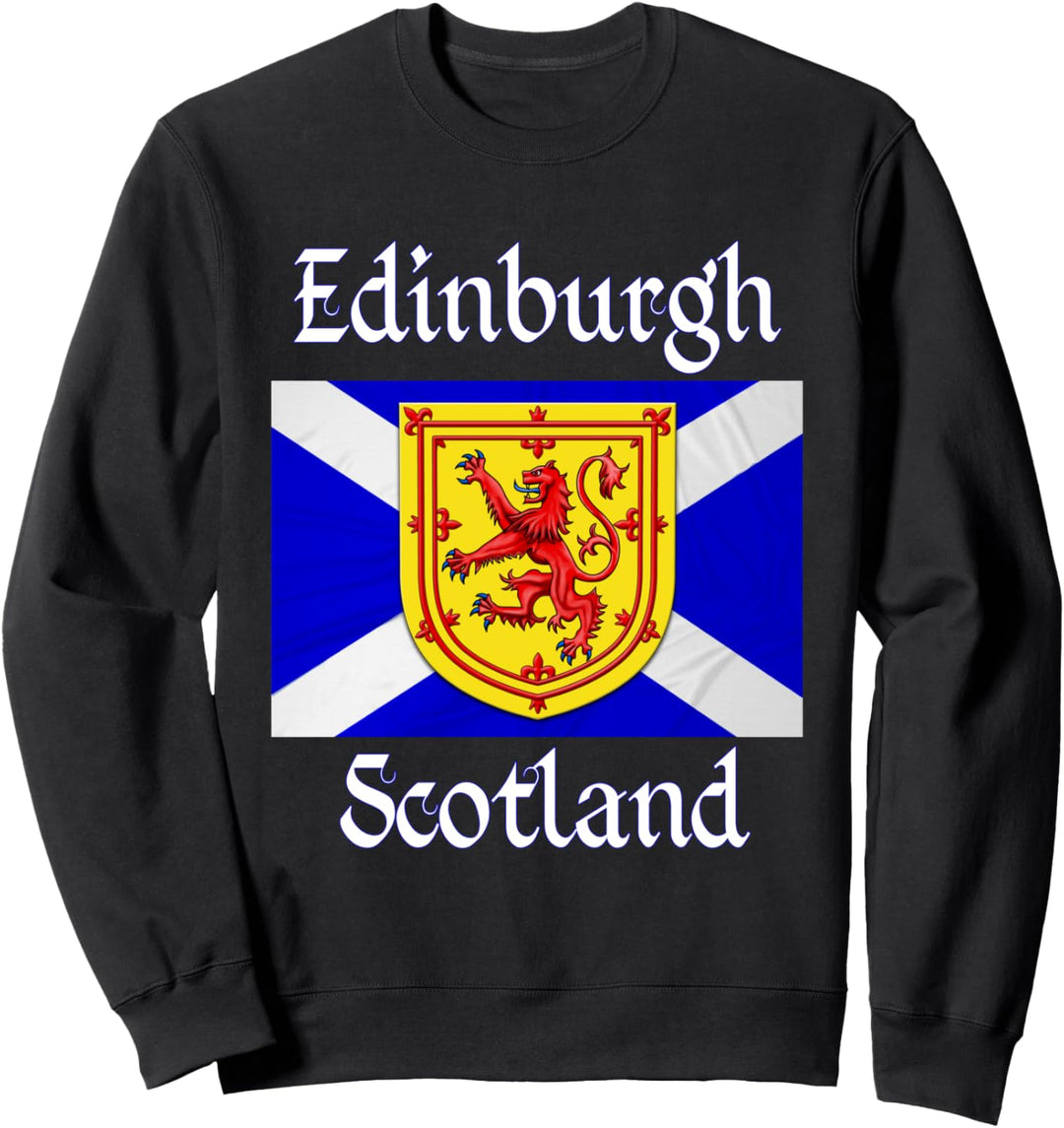Edinburgh Schottland Lion Rampant Scottish Flag Sweatshirt