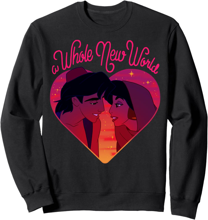 Disney Aladdin A Whole New World Heart Sweatshirt