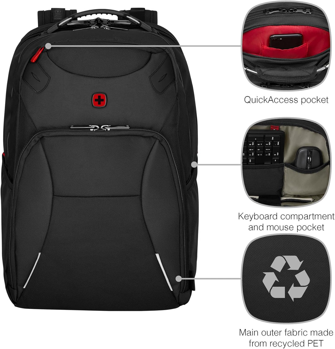 WENGER Cosmic Laptop-Tasche, Notebook, Tablet bis 10 Zoll, Organizer, Damen Herren, Büro Business-Re