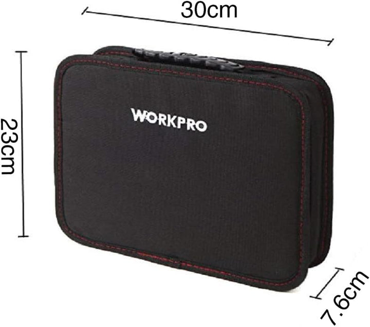 WORKPRO Werkzeugset Universal und Haushalts-Werkzeugkoffer 100-teilig Werkzeugsatz Mechaniker, perfe