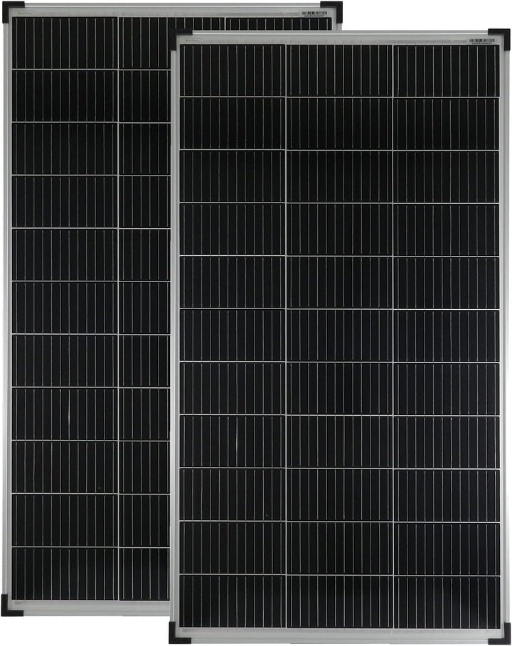 solartronics Solarmodule 2 Stück 150 Watt Mono 12 Busbars 210mm Zellformat Solarpanel 1230x670x35 90