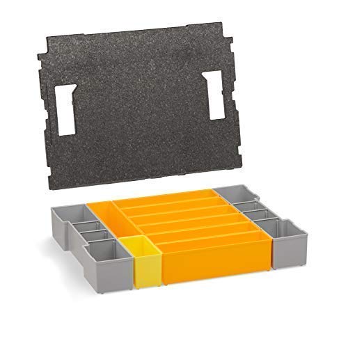Kleinteilemagazin Alternative L-BOXX 102 Insetboxen-Set | F3 Einsätze mit Deckenpolster | Sortierbox