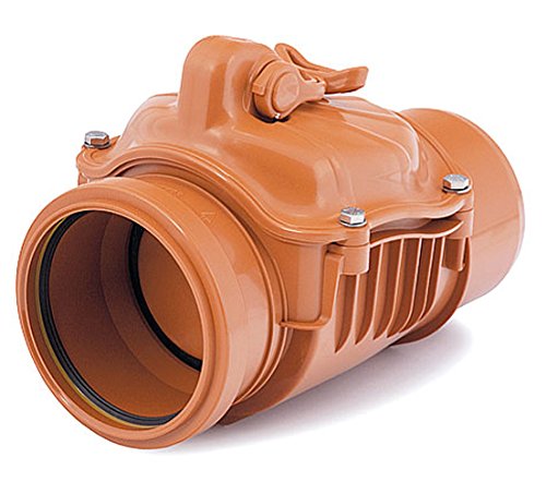 Horizontale PVC-Kunststoff-Abwasserrohre Check Rückschlagventil Rückstau verhindert 125mm