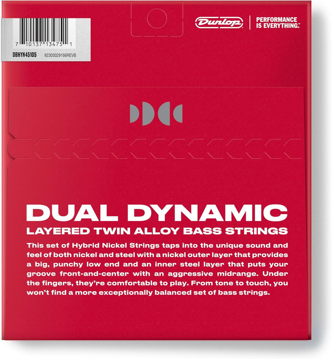DUNLOP - Basssaiten - Hybrid Nickel 45-105