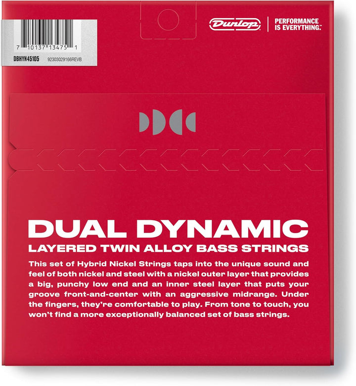 DUNLOP - Basssaiten - Hybrid Nickel 45-105