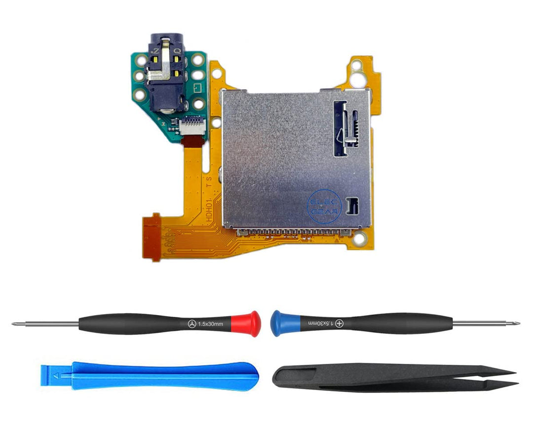 ElecGear Spiel Kartenleser Ersatz für Switch LITE HDH-001, Spielkarten-Adaptersteckplatz PCB-Modul m