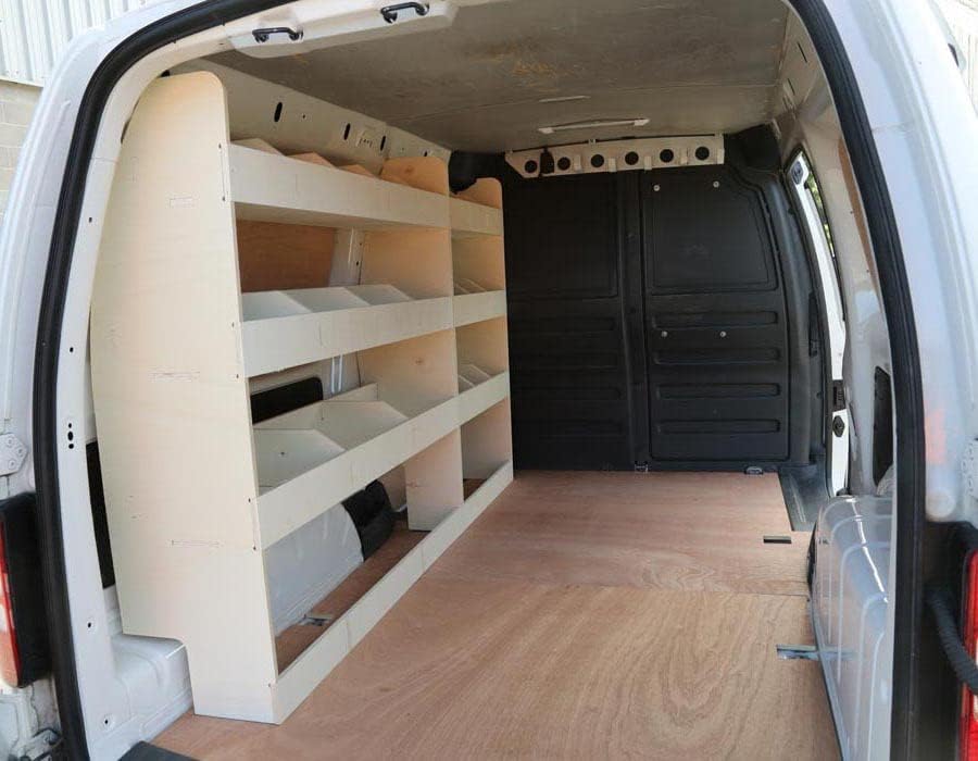Vanify - Kompatibel mit Volkswagen Caddy L2 (Maxi) 2003-20 Fahrzeugeinrichtung Fahrzeugregale, kompl