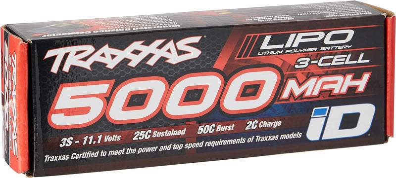 Traxxas Modellbau-Akkupack (LiPo) 11.1 V 5000 mAh Zellen-Zahl: 3 25 C Box Hardcase Traxxas iD