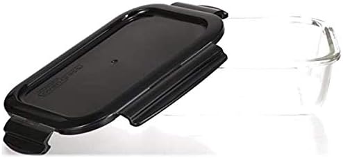 LOCK & LOCK Boroseal Frischhaltedosen aus Glas - 3er Vorratsdosenset - eckig - mit Deckel für Backof