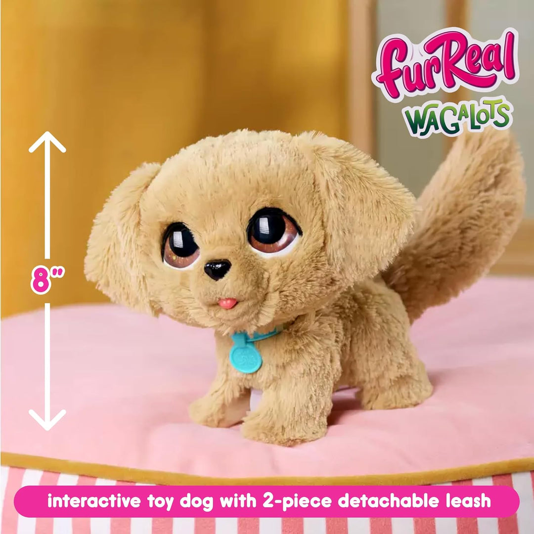 Just Play furReal Wag-A-Lots Golden Retriever, interaktives, 20,3 cm grosses, laufendes und sprechen