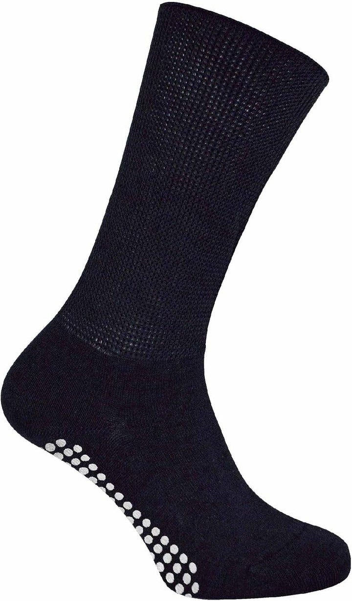 Ohne Gummi Ödeme Socken mit Antirutsch Noppen | Herren & Damen | Dr. Socks | Extra Weite Antirutsch