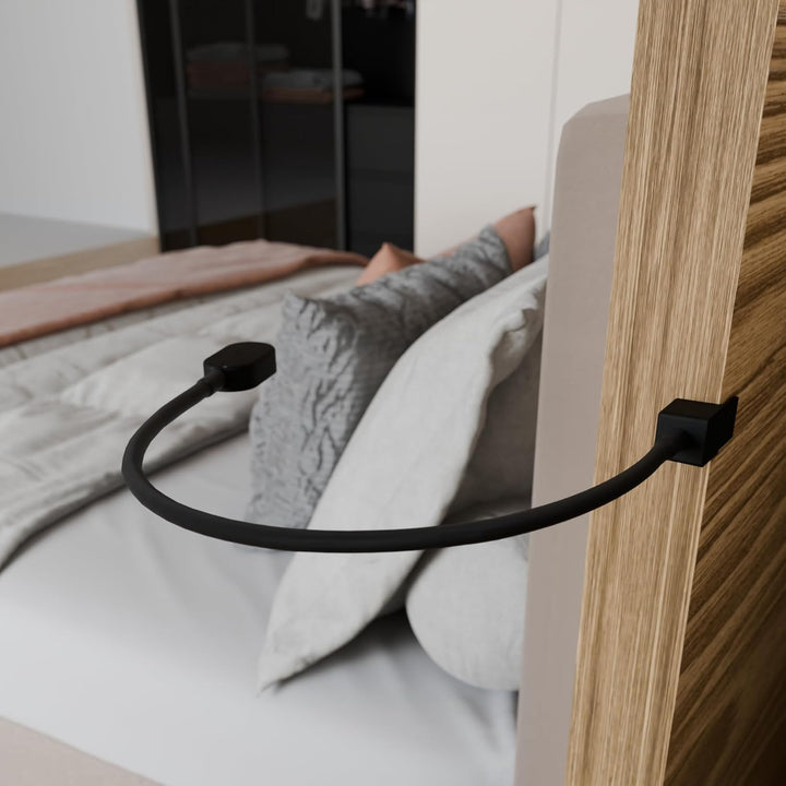kalb I Ilios LED-Bettleuchte/Leseleuchte mit USB-C, Wand- und Winkelmontage, Flexibler Arm, dimmbar,