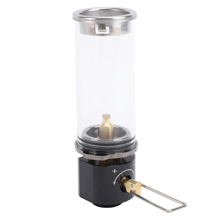 SIXRUN Tragbare Camping-Gaslaterne aus Aluminiumlegierung, Leichte Vintage-Kerzenlampe für Rucksackr