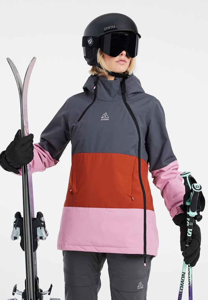 Protest Damen Ski- Und Snowboardjacke PRTLIMIA S Shadow Grey, S Shadow Grey