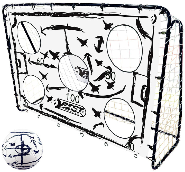 BEST SPORTING Fussballtor Taktik 11076 2-teilig inkl. Fussball Gr. 5 "Taktik 10047