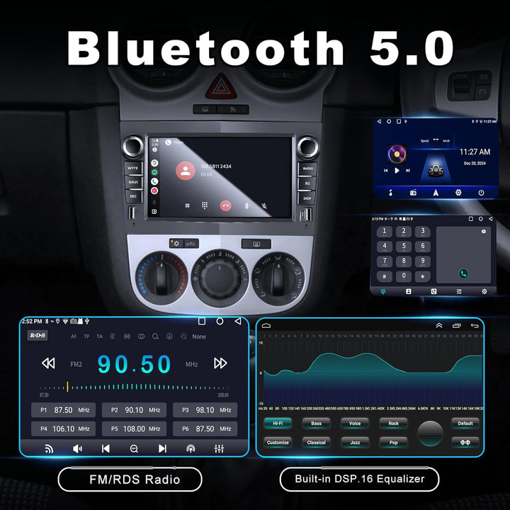 Autoradio für Opel Corsa C D(2006-2011) mit Android Auto &amp; CarPlay | Car Radio für Astra H Zafira Me