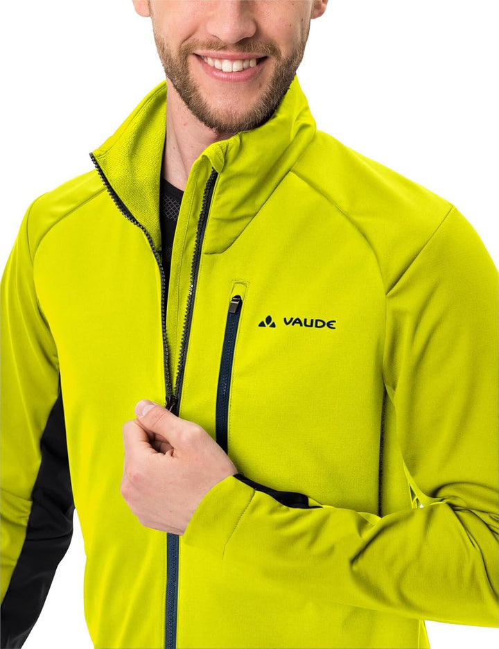 VAUDE Men's Posta Softshell Jacket VI - Softshelljacke Herren - Radjacke L neon yellow/neon yellow,