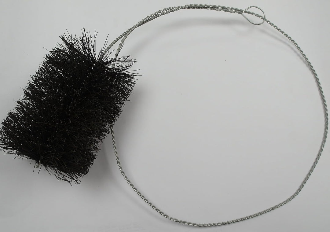 FIREFIX 2035 Ofenrohrwischer und Öse, 150 mm Besatzdurchmesser (Kunststoff) - 2.000 mm lang, 150 mm