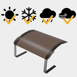 LANDXCAPE Mähroboter Garage LA7000, Garage für Mähroboter Rasenmäher Automower Garten Witterungsbest