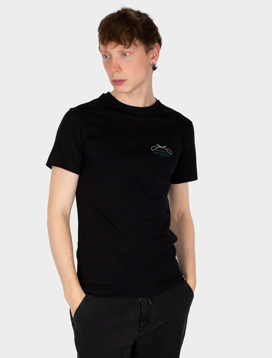 IRIEDAILY T-Shirt Bonsigh, Bio-Baumwolle, M Schwarz
