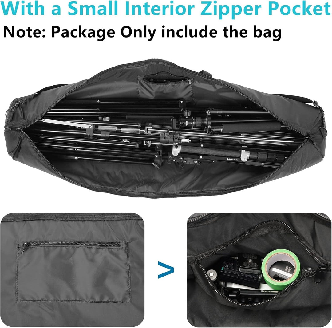 Selens 100x20cm Stativtasche Fotostativtragetasche Gepolsterte Stativ Tasche Tragetasche für C-Ständ