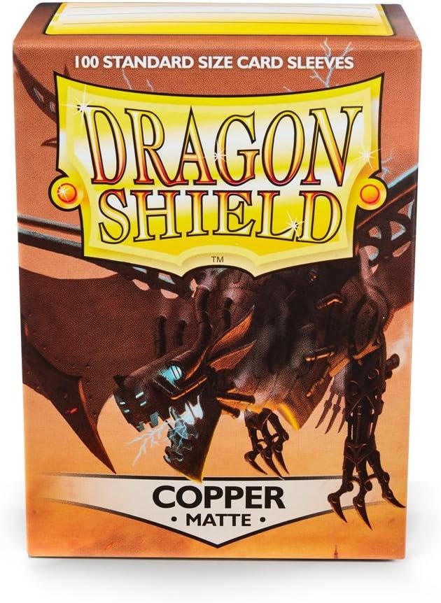 5 Packs Dragon Shield Matte Copper Standard Size 100 ct Card Sleeves Value Bundle! Kupfer, Kupfer