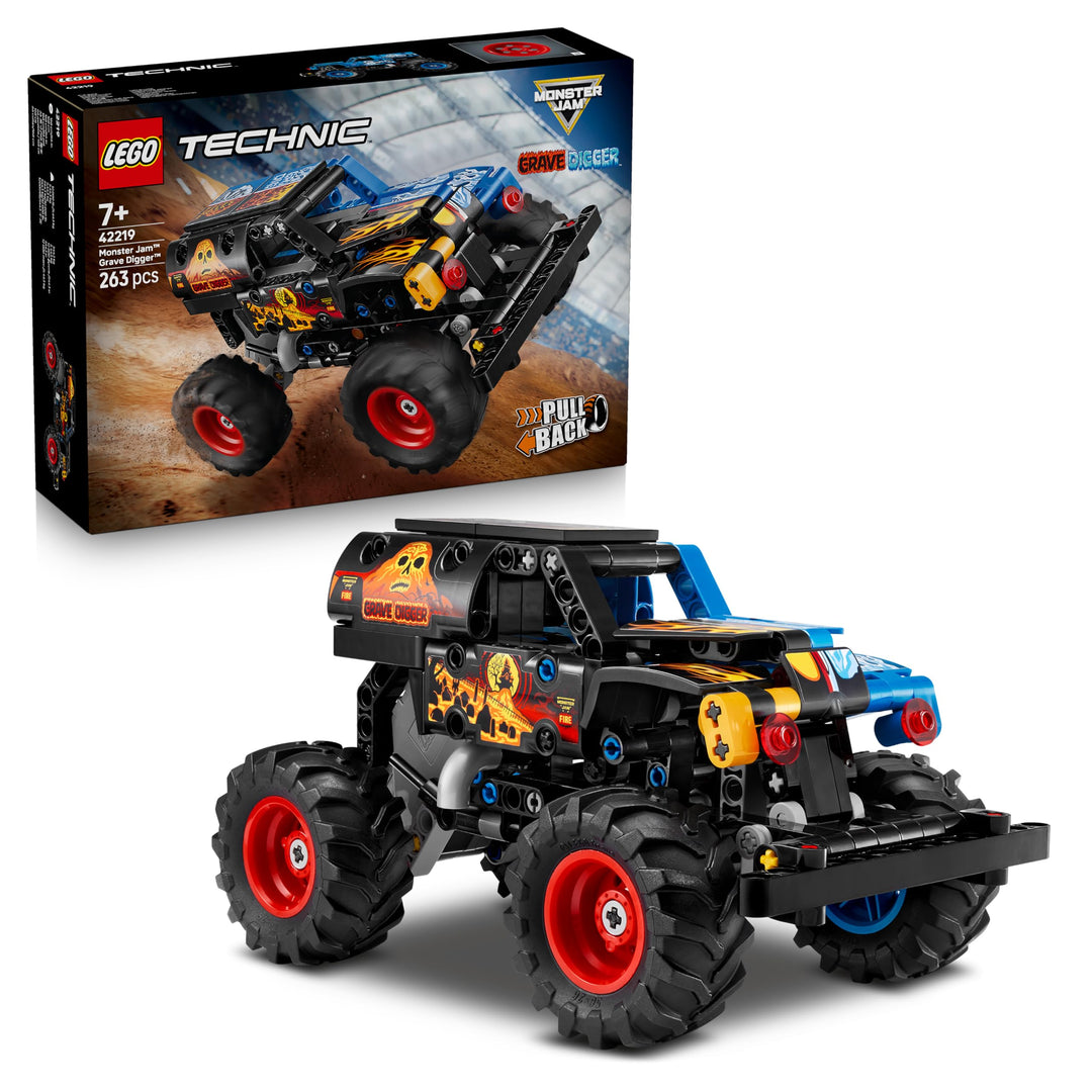 LEGO Technic Monster Jam Grave Digger Feuer und EIS - Monstertruck Modellbau & Konstruktionsspielzeu