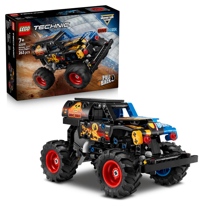 LEGO Technic Monster Jam Grave Digger Feuer und EIS - Monstertruck Modellbau & Konstruktionsspielzeu