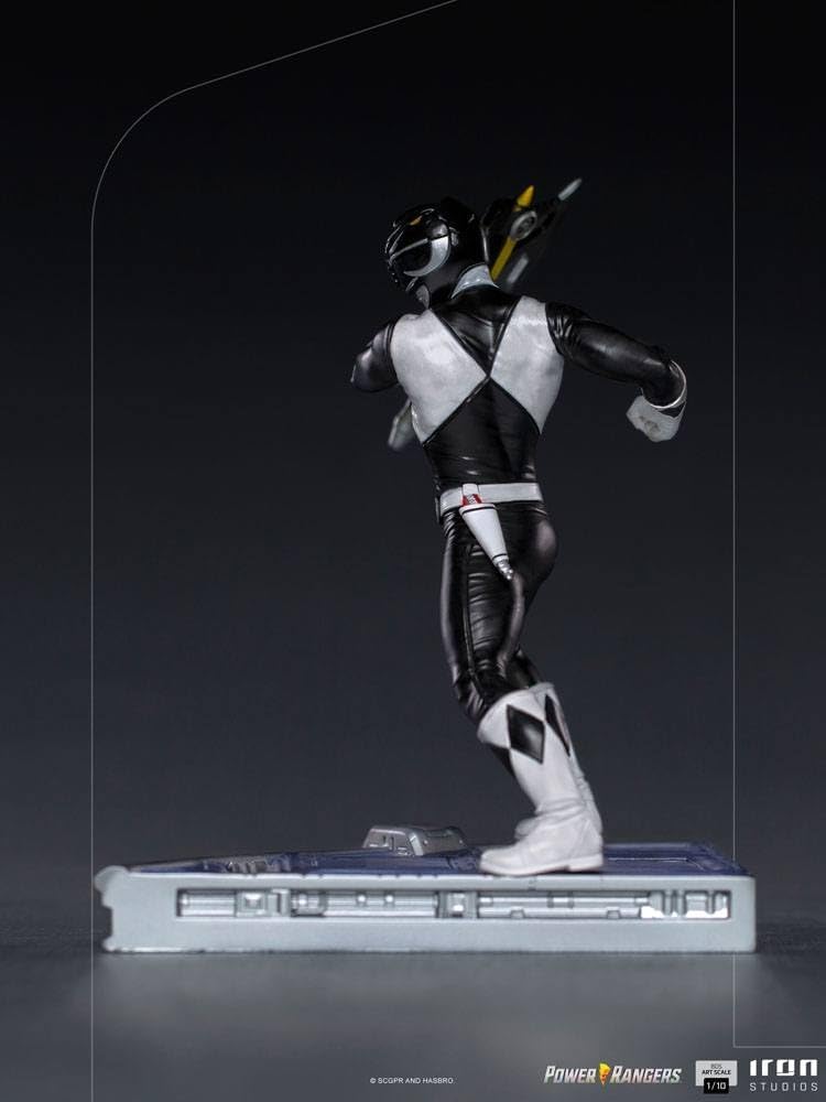Iron Studios BDS: Power Rangers - Black Ranger Art Scale Statue (1/10) (POWRAN46221-10) 1:10 Scale,
