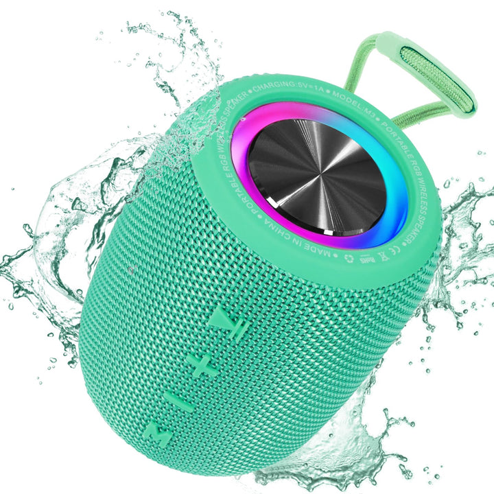 SENXINGYAN 20W Bluetooth Lautsprecher – Tragbare Musikbox mit 360° Stereo-Sound, LED-Lichtshow, IPX6