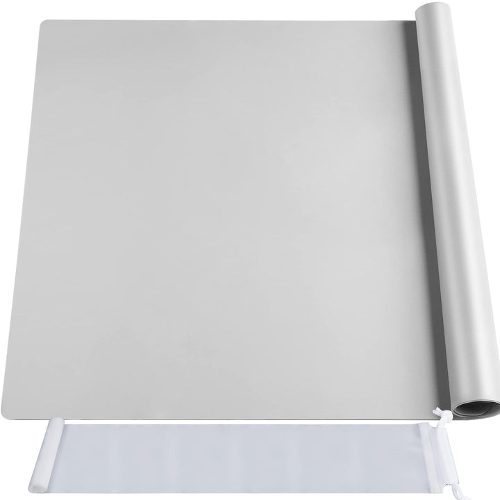 FANDAMEI 70x50 cm Grosse Silikonmatte mit Aufbewahrungsbeutel, Silikonfolie Bastelmatte Silikon Unte
