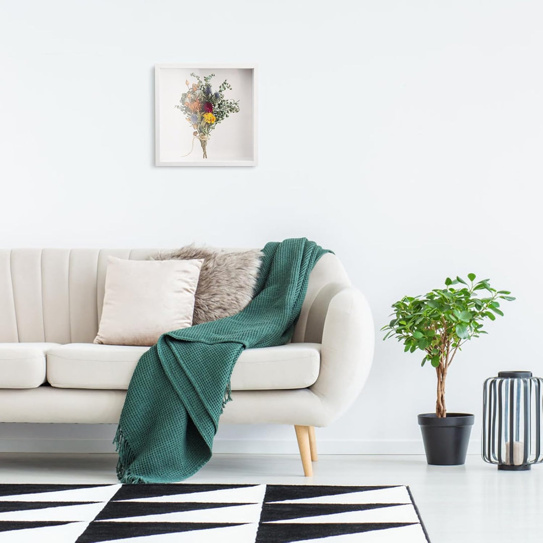 heavenlife 3D Bilderrahmen, Tiefer 3D Objektrahmen, Schattenbox Vitrine mit Transparente Acrylplatte