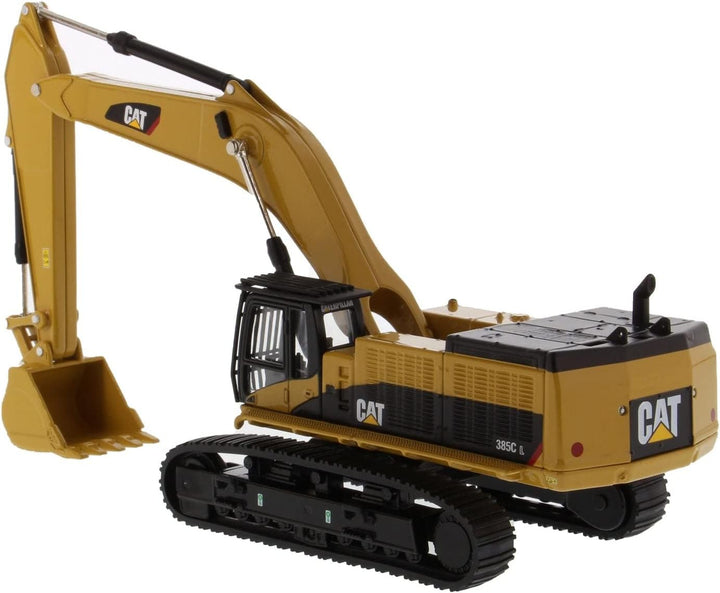 Diecast Masters 85694 - Caterpillar Kettenbagger 385C, detailgetreues CAT Baufahrzeug in Displayfens