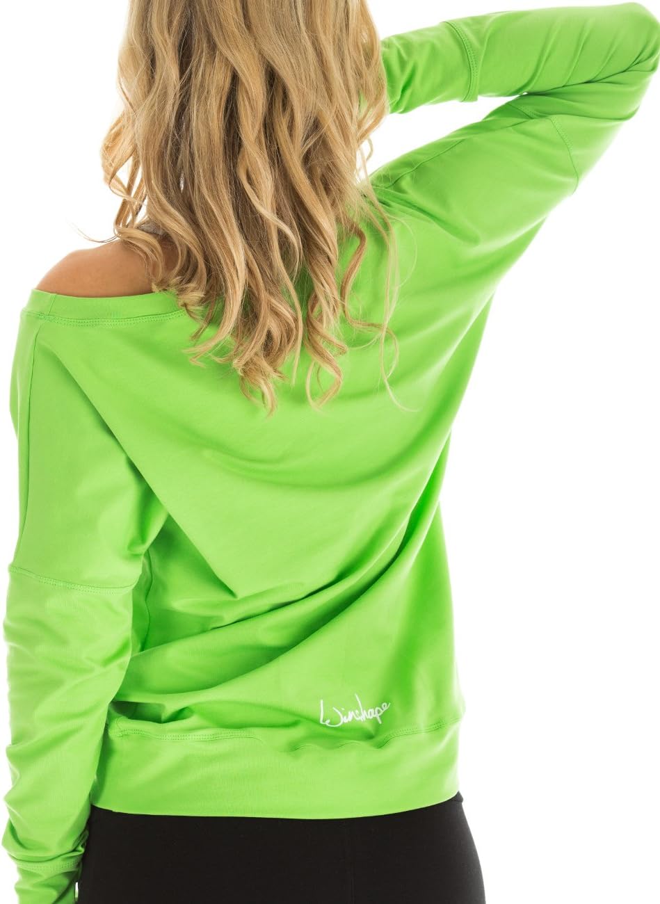 Winshape Damen Freizeit Sport Dance Fitness Longsleeve WS2 XL Apfelgrün, XL Apfelgrün