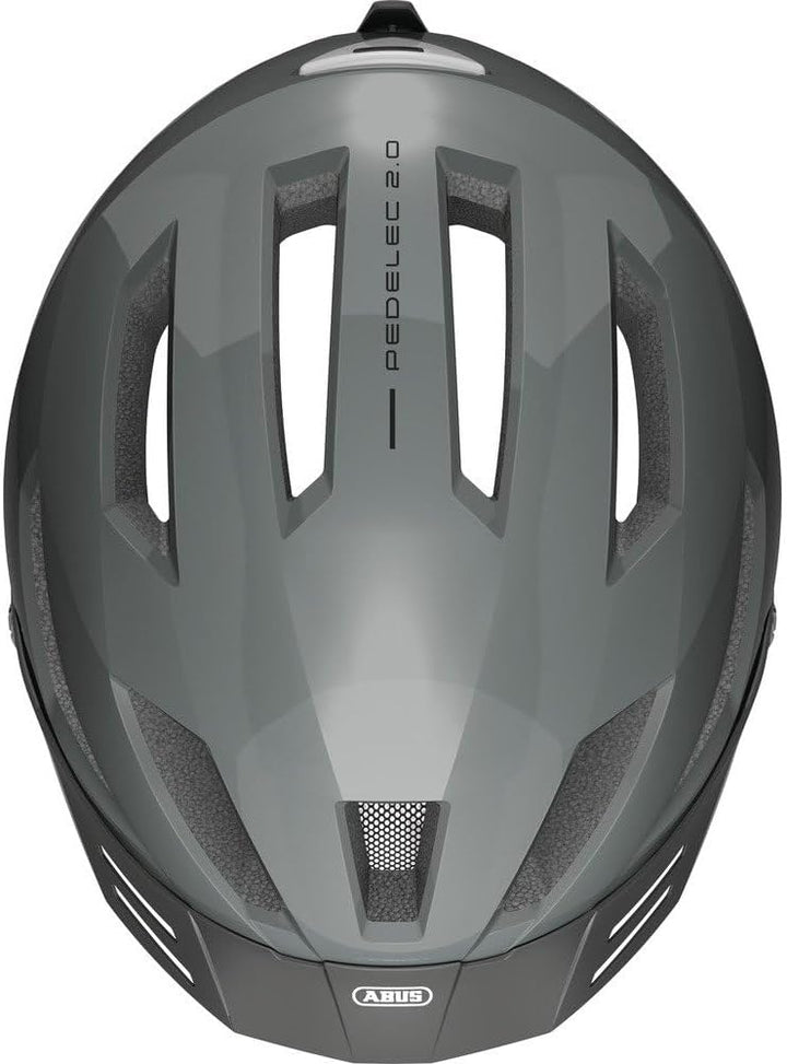ABUS Stadthelm Pedelec 2.0 - Fahrradhelm mit Rücklicht und Regenhaube - für den Stadtverkehr - für D
