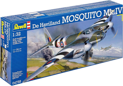 Revell Modellbausatz Flugzeug 1:32 - De Havilland MOSQUITO MK.IV im Massstab 1:32, Level 4, original