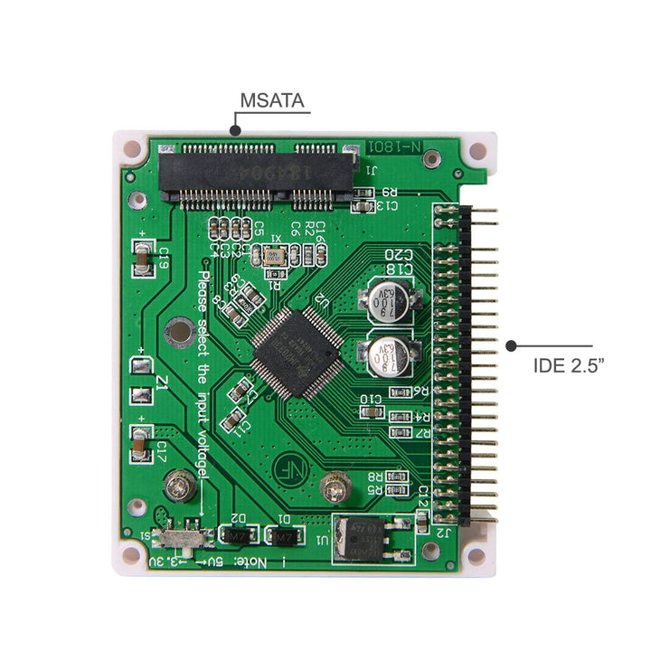 chenyang mSATA Mini SATA SSD auf IDE 44Pin 1,8 Zoll halbhohes Festplattengehäuse für Notebook Laptop